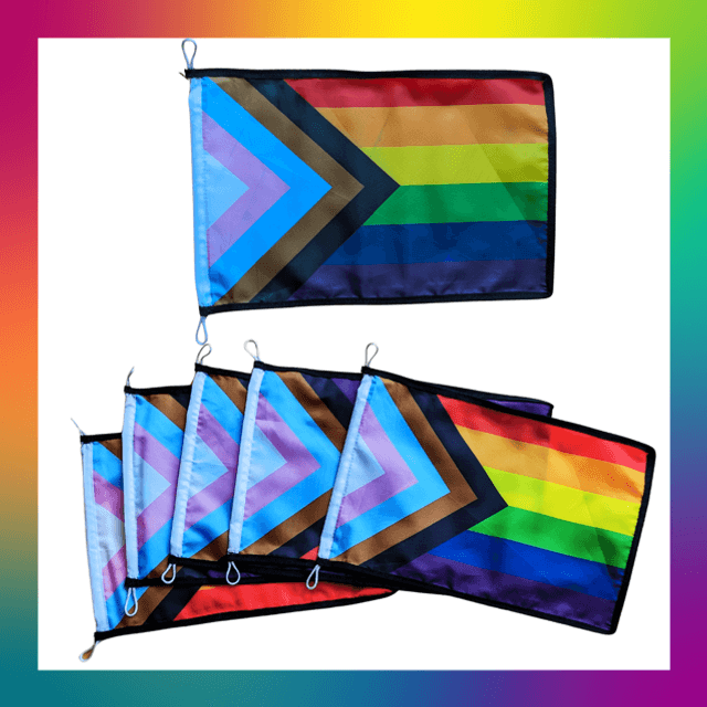 Progress Pride Courtesy Flag