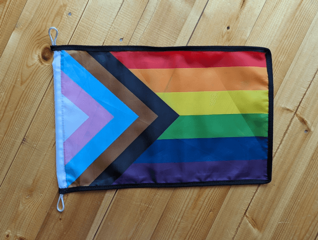 Progress Pride Courtesy Flag