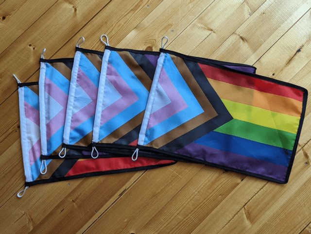 Progress Pride Courtesy Flag